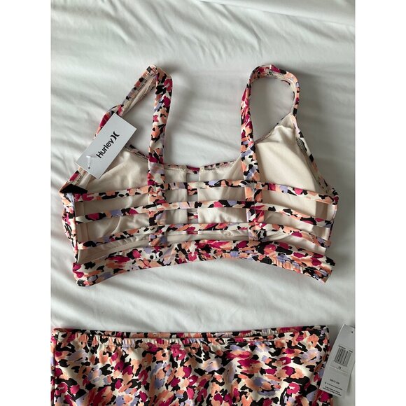 Hurley Moderate Coverage 2-Piece BikiniPlus size 1X, New - Picture 3 of 6